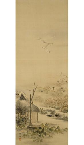 Farmhouse in Autumn Evening