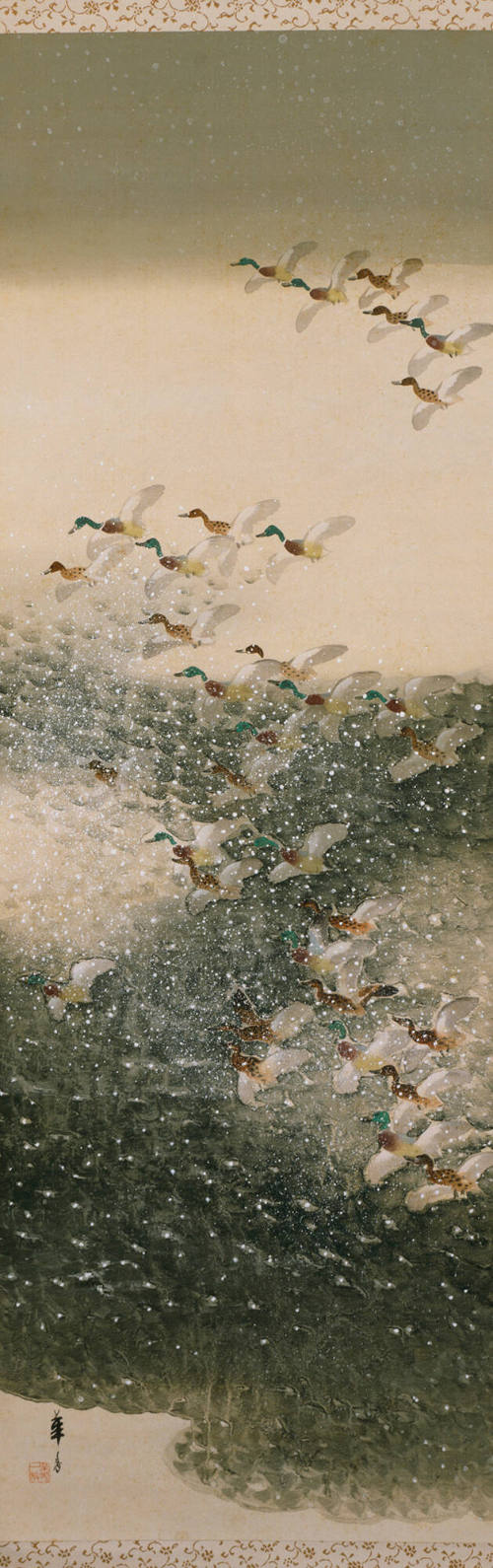 Waterfowl in Snow