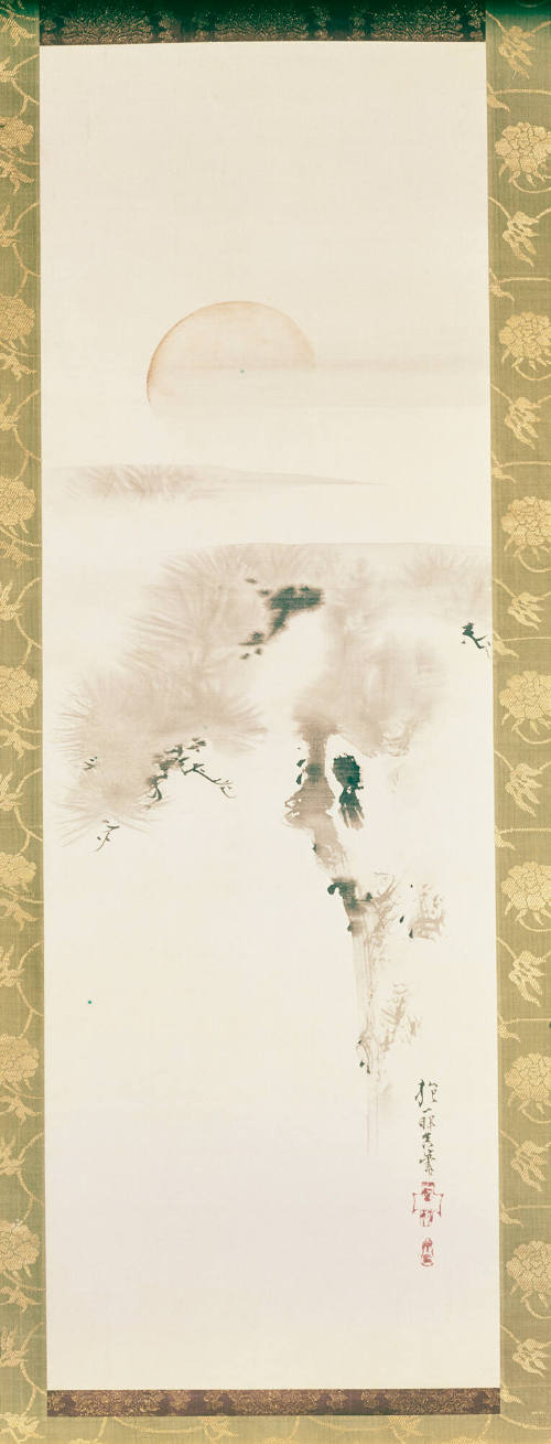 Triptych: Bamboo, Pine and Plum