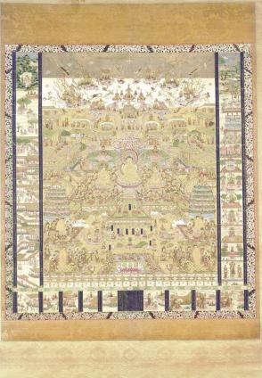 Illustration of the Contemplation Sutra (Taima Mandara)