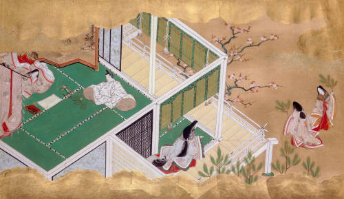 Illustrations of Genji Monogatari:  Vol. 4, Blue Trousers