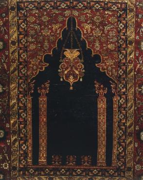 Tabriz prayer rug
