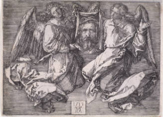 Sudarium Displayed by Two Angels