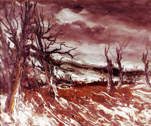 Winter Landscape with Trees