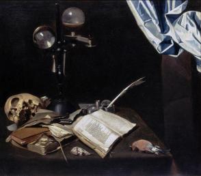 Still Life on a Table (Vanitas Still Life)