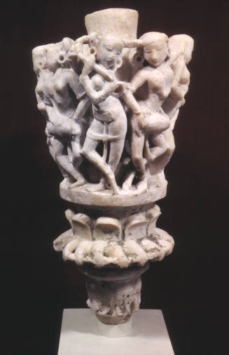 Dancing female musicians