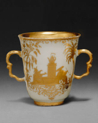 Chocolate cup and saucer