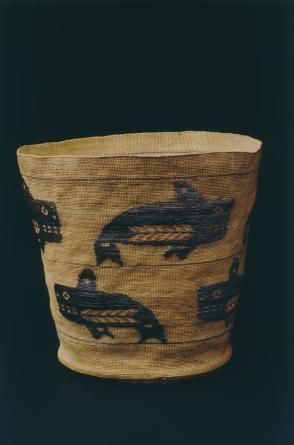 Basket: Orca whale design