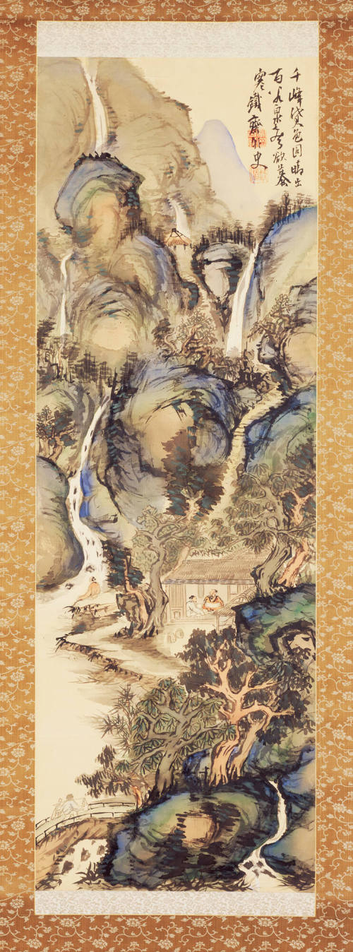 Landscape in Blue and Green