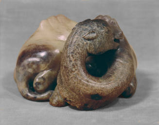 Reclining camel