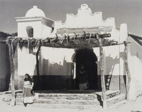 Churches are of strange architecture and are empty most of the time. Town of Juchitan, from Amero Picture Book