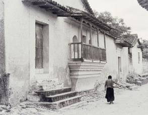 Residential house of Moorish influence. Town of Tehuantepec, from Amero Picture Book