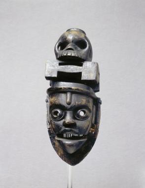 Ekpo (Dead ancestor) Society Mask:  Idiok (ugly/fierce) type