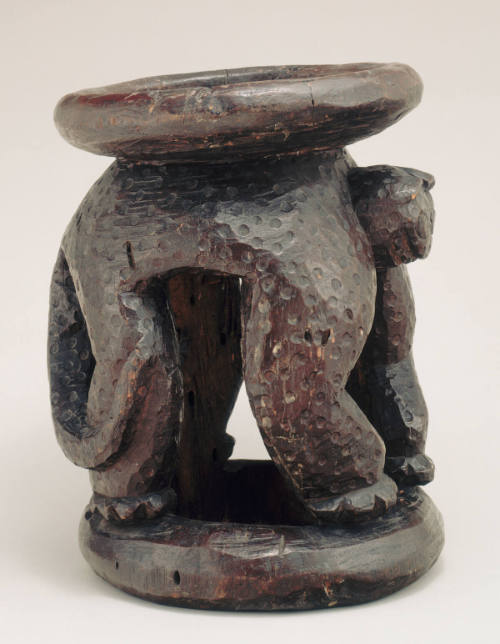 Leopard stool