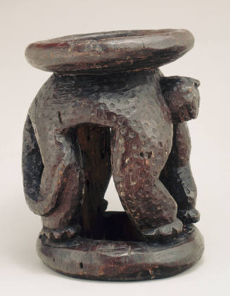 Leopard stool