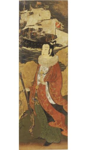 Fragment of Namban Screen with representation of Amakusa Shiro (1620-1638)