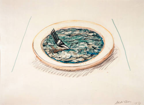 Dish with Drowning Fork