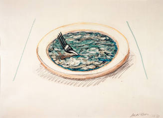 Dish with Drowning Fork