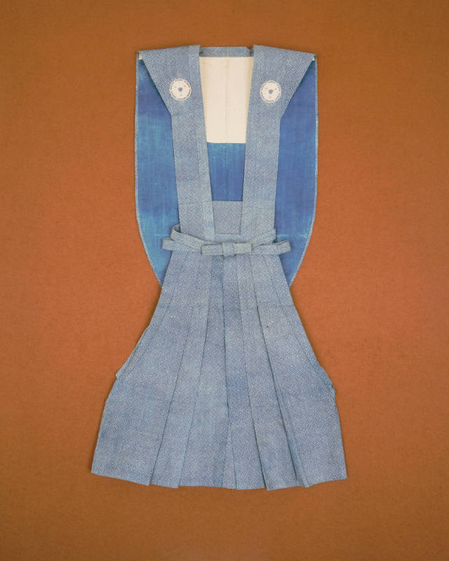 Child's formal vest (katiginu) and trousers (hakama)