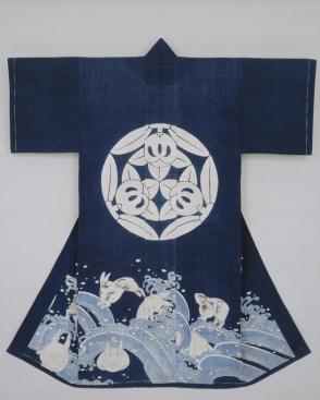 Coverlet in kimono form (yogi)