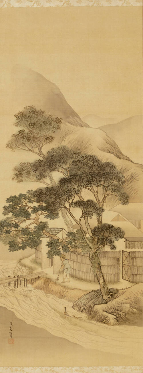 Farmhouse and Stream