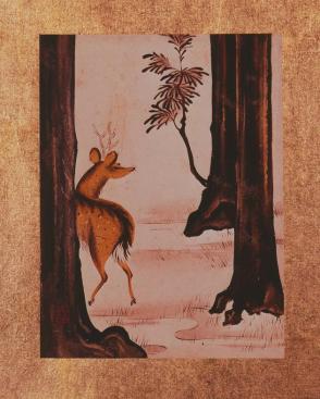 A Deer Among Trees