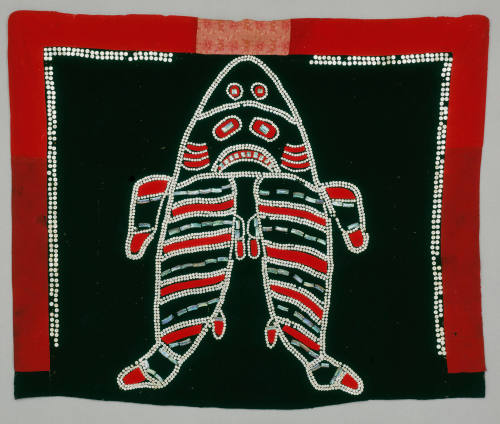 Button robe with shark design (Guulaangw gyaat'aad)