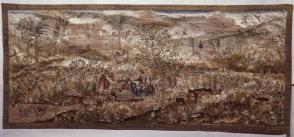 Textile panel:  flight into Egypt