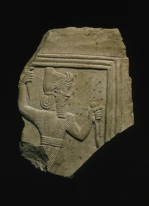 Relief fragment of warrior