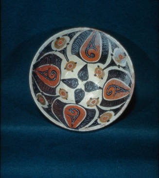 Slip painted bowl