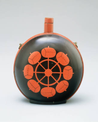 Sake flask and lid