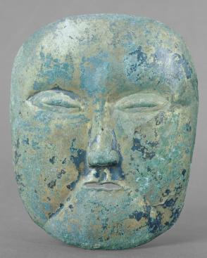 Gilt Bronze Death Mask