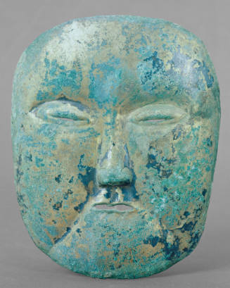 Gilt Bronze Death Mask