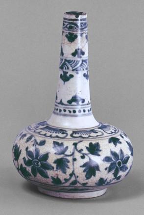 Vase with floral rinceau decoration