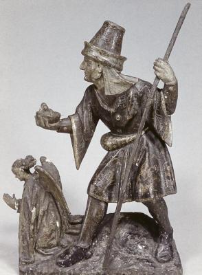 Shepherd and Kneeling Angel