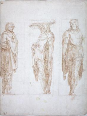 Two Atlantes and a Caryatid