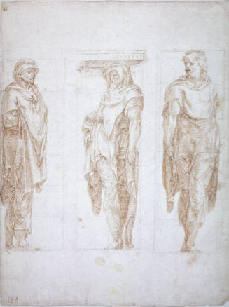 Two Atlantes and a Caryatid