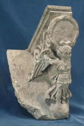 Corbel with Winged Figure