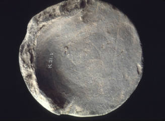 Decorated roof tile-end