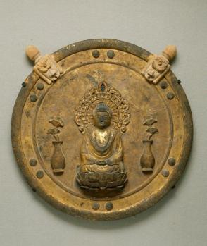 Votive plaque (kakebotoke): Amitabha
