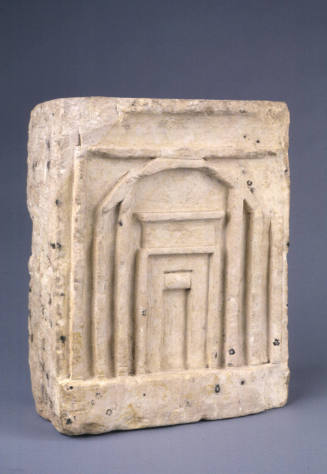 False door in the form of an palace facade