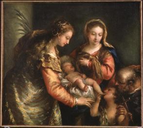 Holy Family with John the Baptist and Saint Catherine