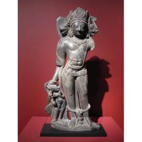 Vishnu with heads of lion and boar
