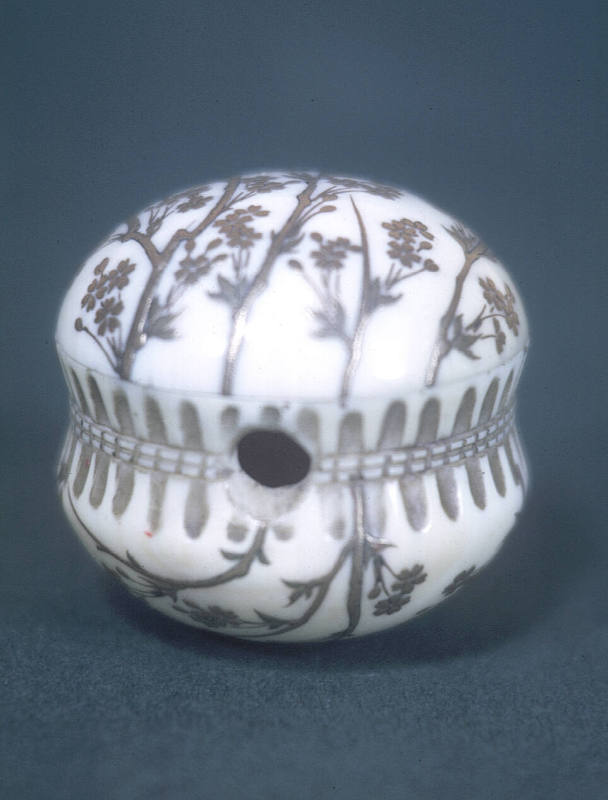 Foot ball netsuke, cherrybranch design