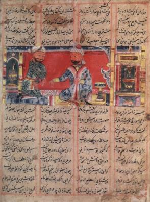 Amir Khusrau the poet receives his friend Ali