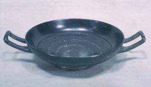 Black Painted Stemless Kylix
