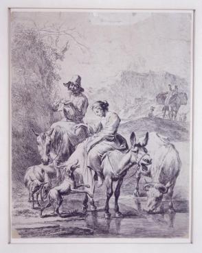 The Shepherdess on the Donkey