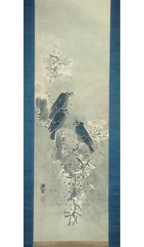 Three Crows in Snow
