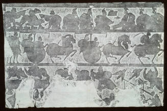 Rubbing from the Wu family tomb (Wuliangzi), Shandong province, ca. 150 A.D.