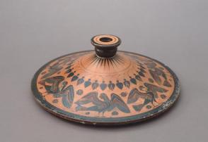 Lid from a Krater, wine mixing bowl